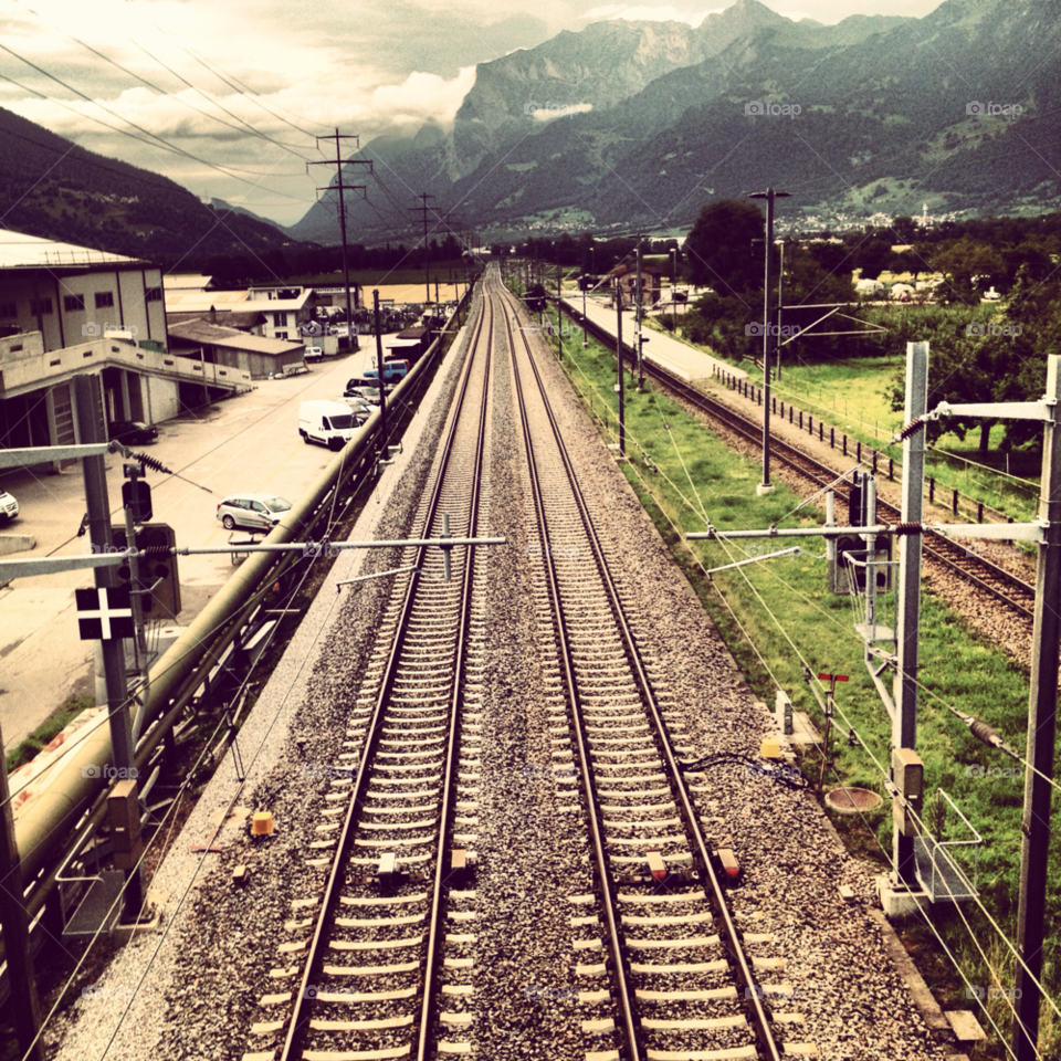 train tracks zug gleis by nimonsta