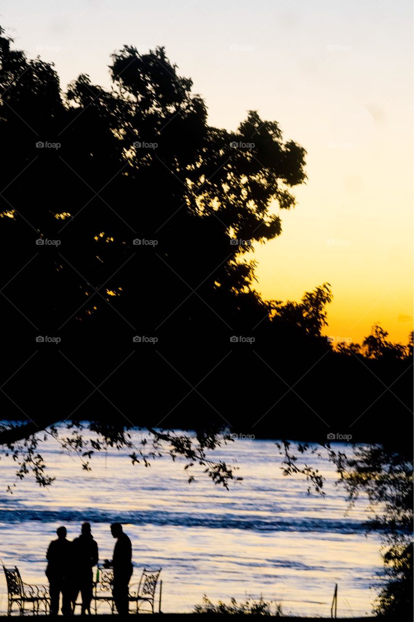 Friends on the Zambezi River