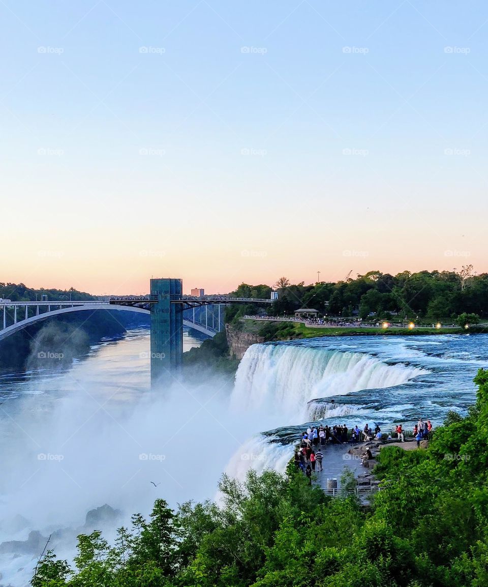 Golden Hour Time for Niagra Falls