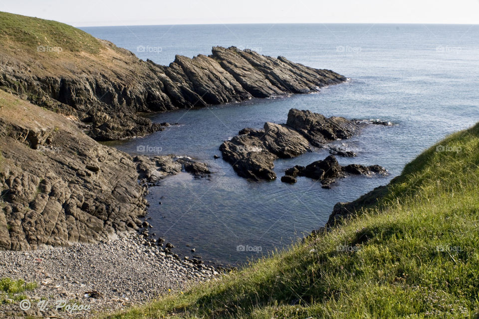 Seascape with rocks