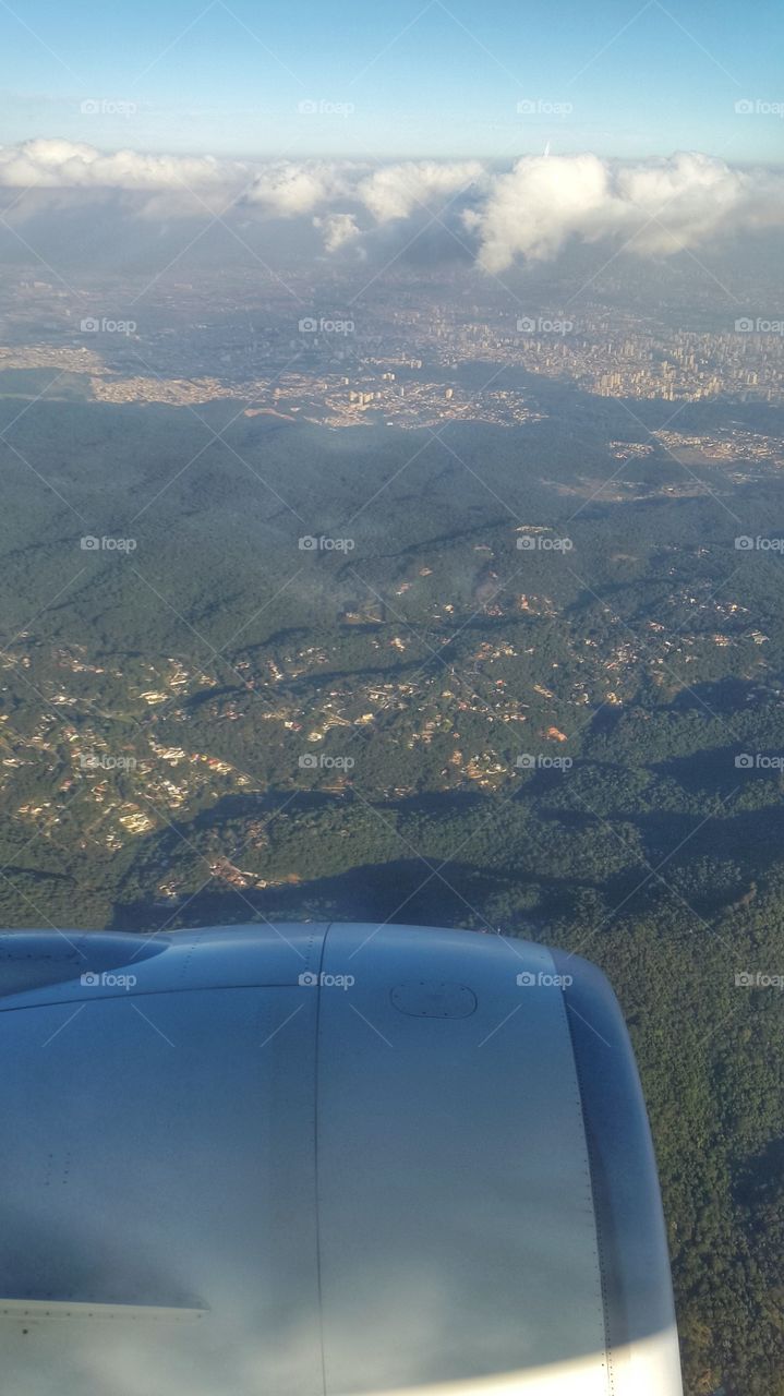 Sao pablo. top view of o paulo