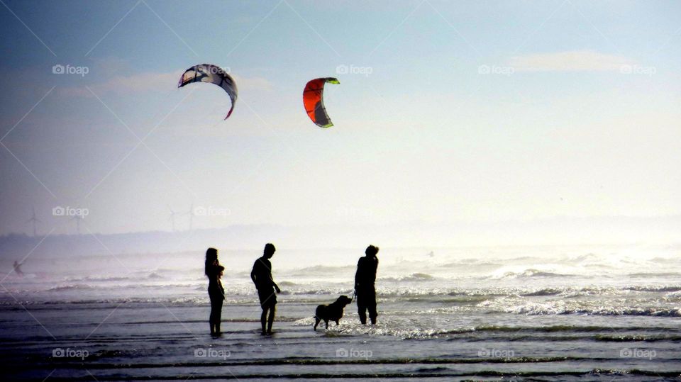 Enjoying the seaside