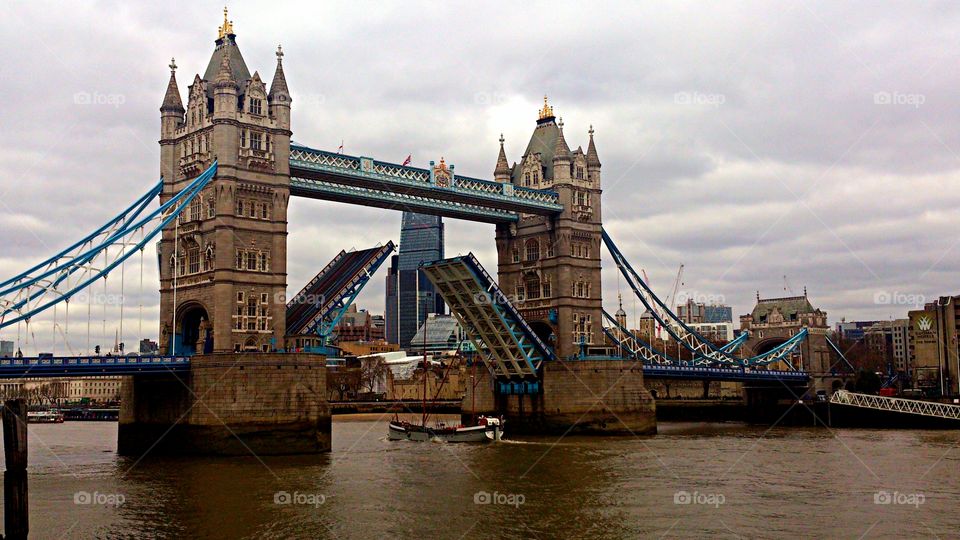 Raised Tower Bridge
