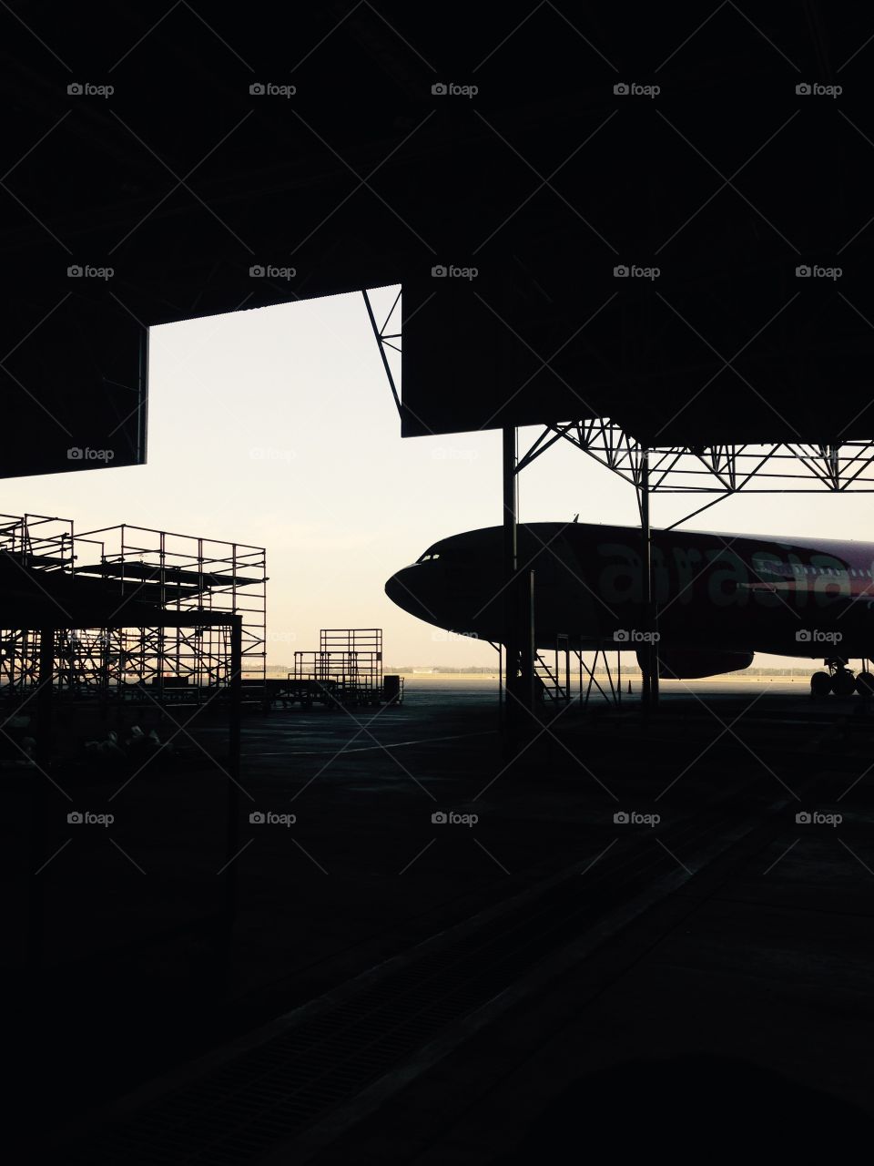 aircraft . waiting for better future