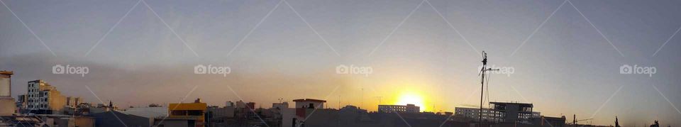 Sonnenuntergang in Erbil