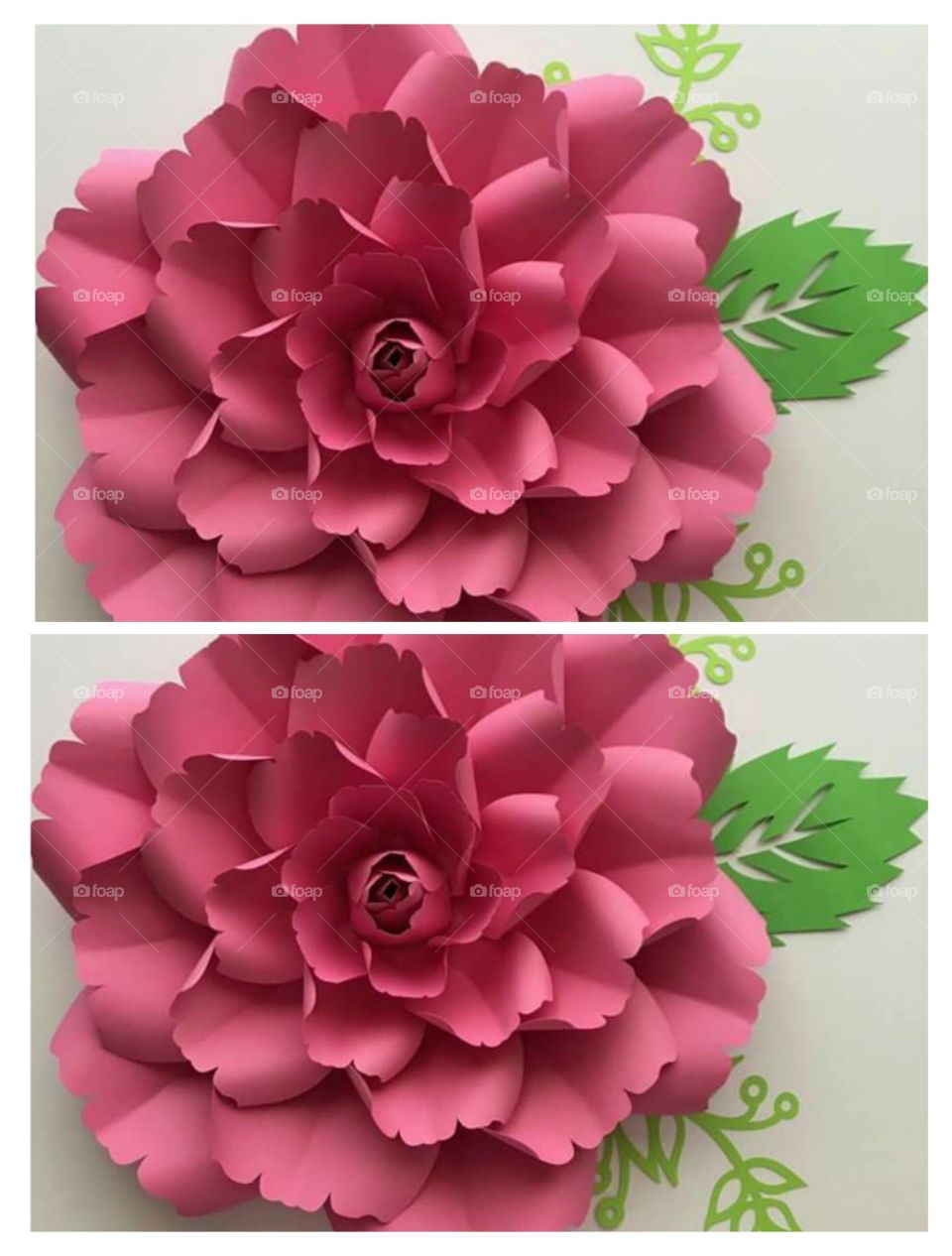 Flowers made from paper