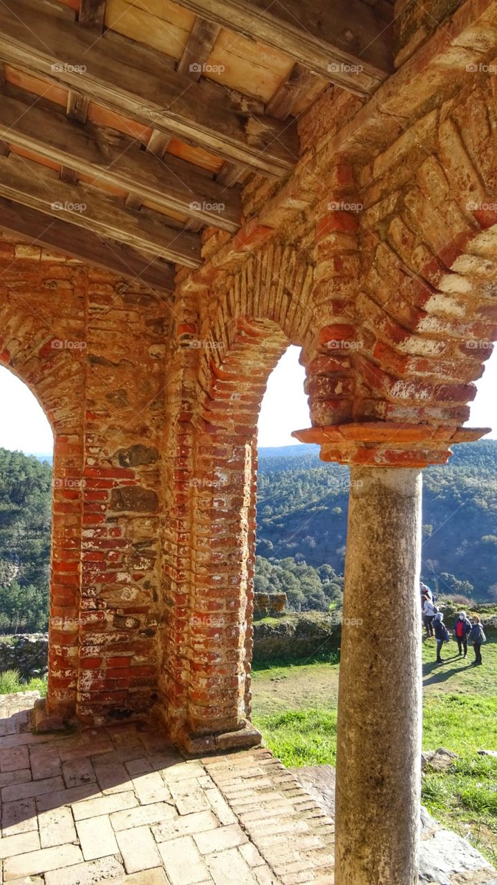 View from a medieval monument