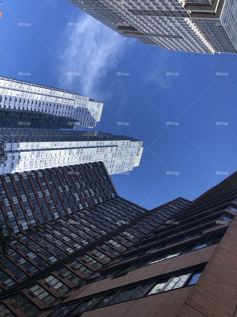 Upshot of buildings in New York City
