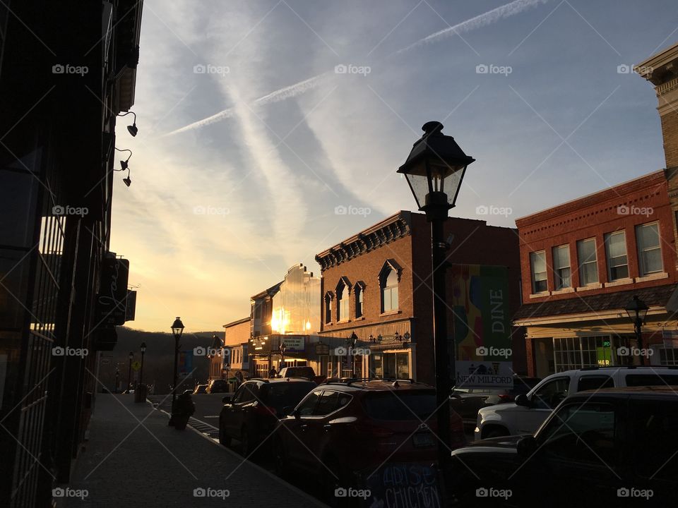 Bank Street in winter