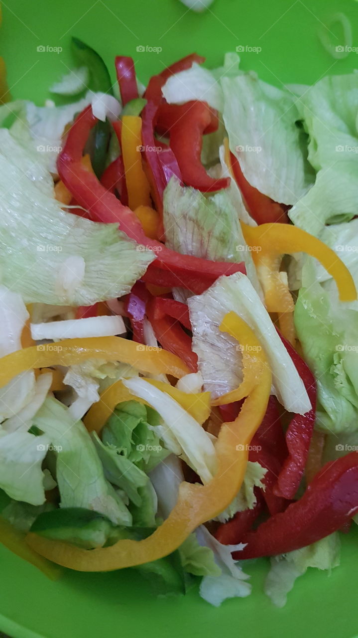 A simple homemade salad is all you need for comfort sometimes.A healthy snack to keep going.