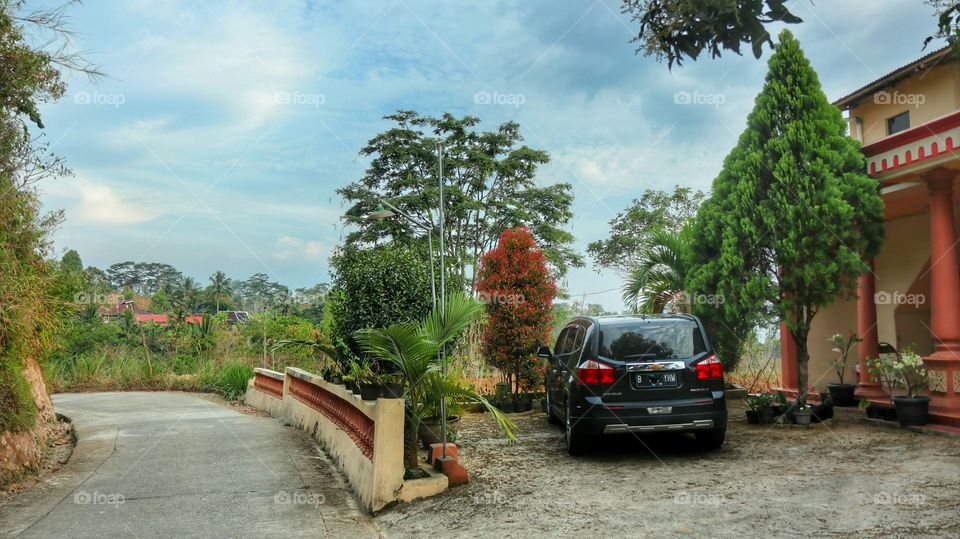 At the village on the hill