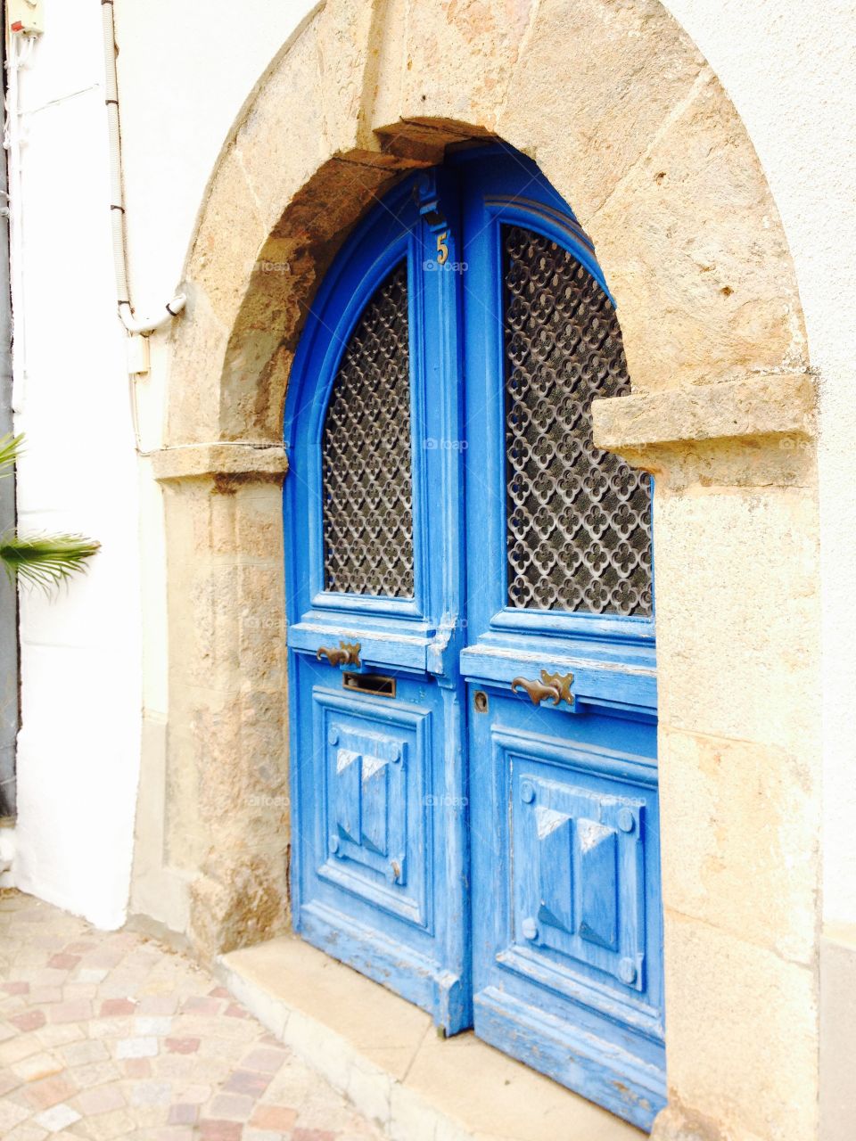 Blue door, France 