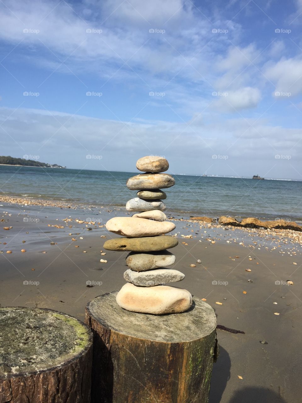 Balance, Zen, Rock, Water, Beach