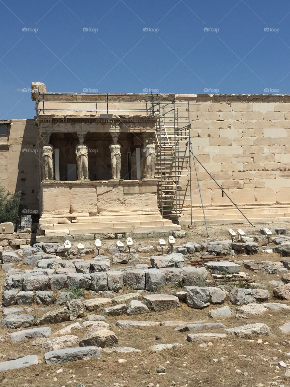 Greece Athens Pathenon Acropolis Ruin Monument