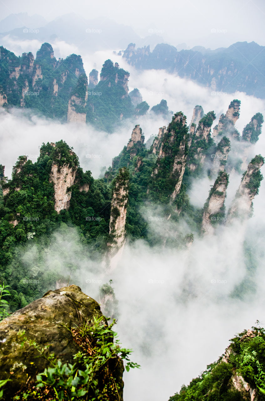 Zhangjiajie/ hallelujah mountains, china