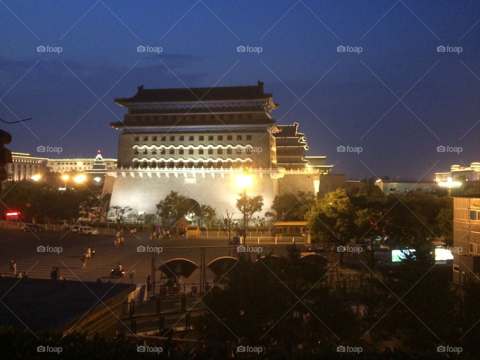  Tiananmen Square at night