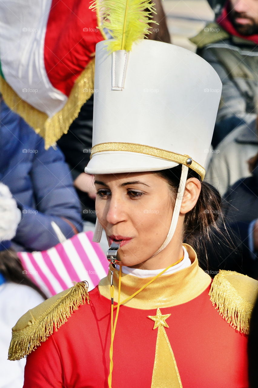 girl. carnival parade