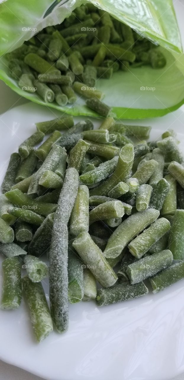 A healthy side dish in the form of green beans