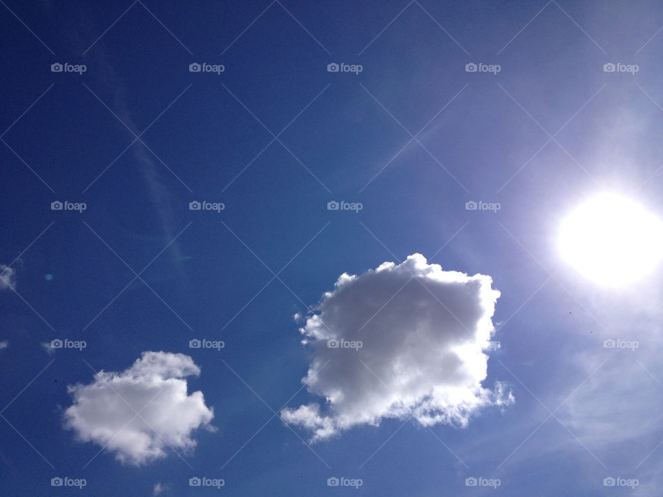 sweden blue clouds in by shec