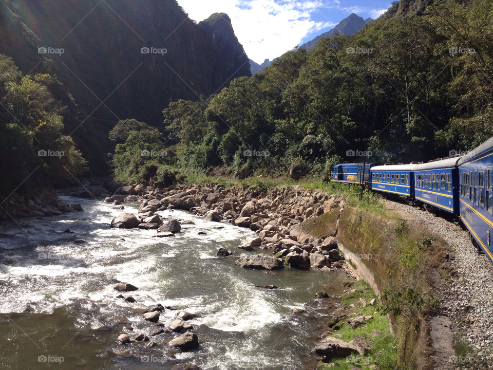 river mountains trains peru by nurilau