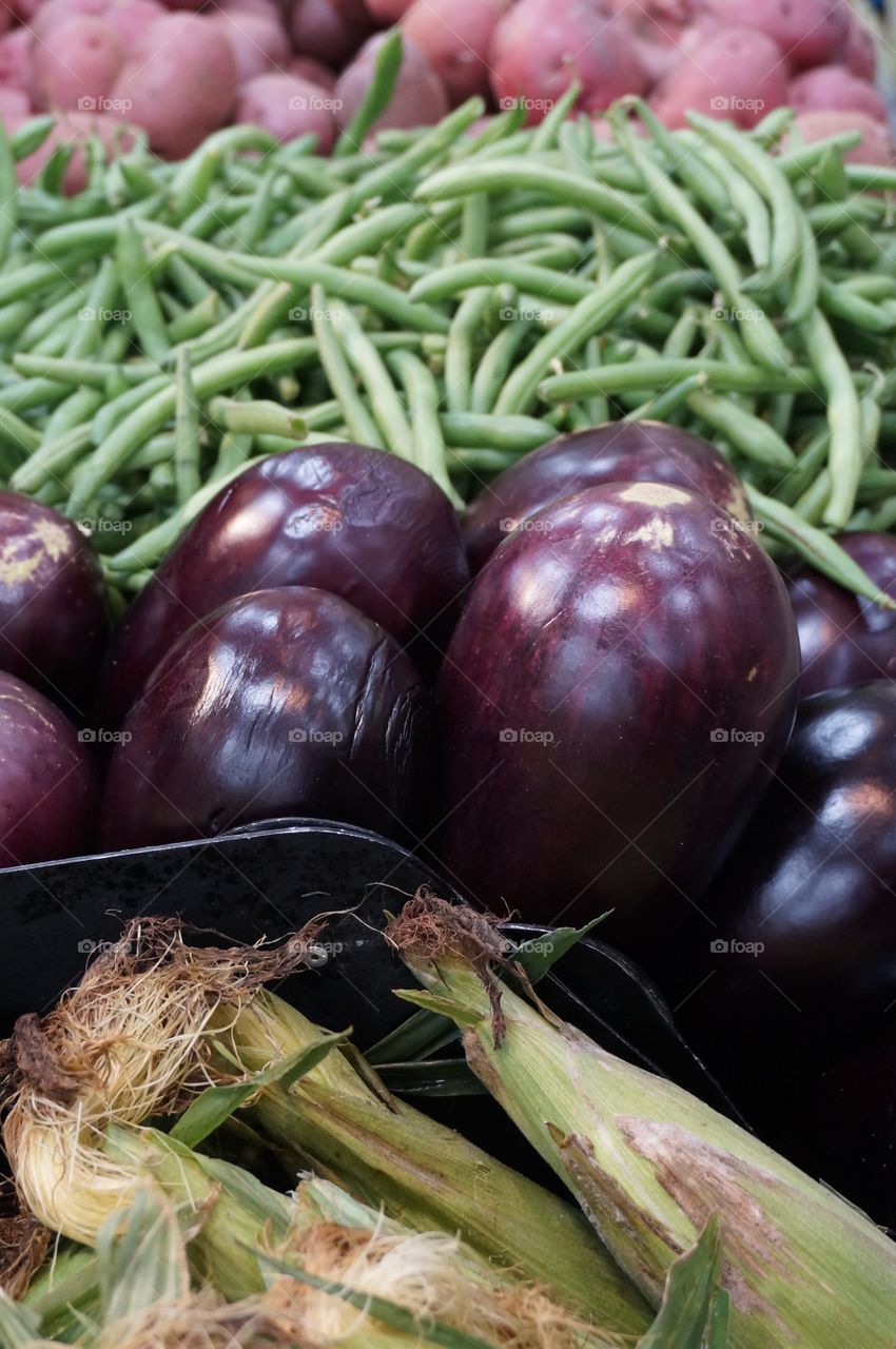 Fresh vegetables. Farm to table