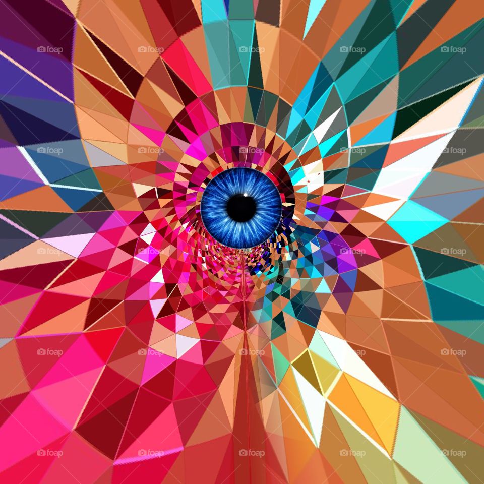 Psychedelic eye