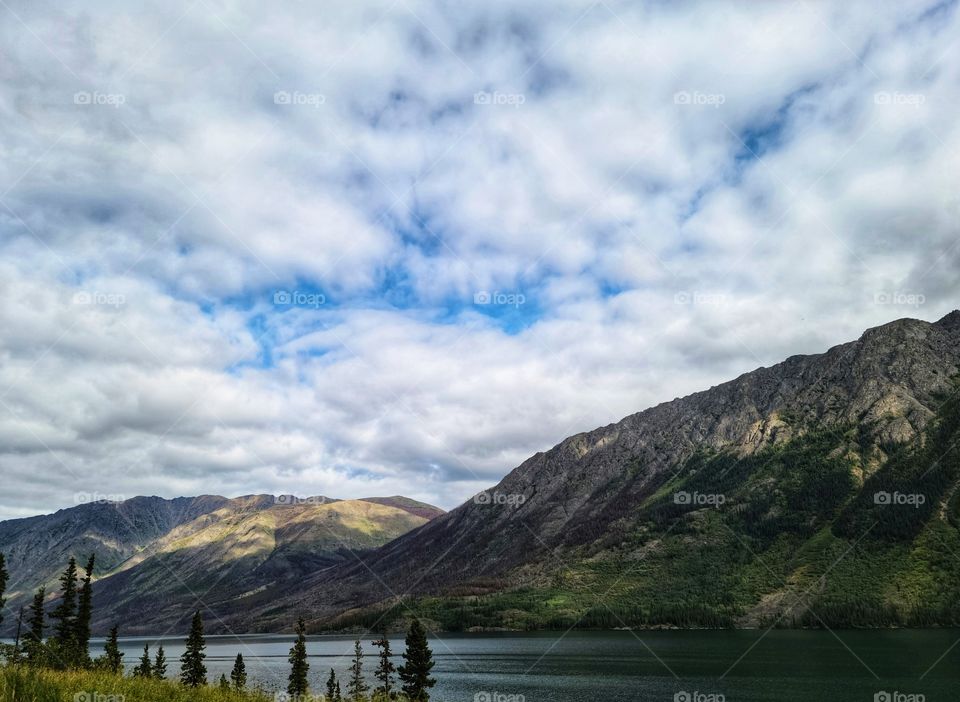 Beautiful mountain landscape in Alaska