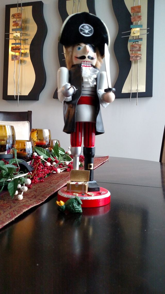 nutcracker pirate parrot wall art