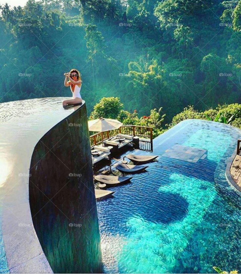 A very beautiful viewer in Bali