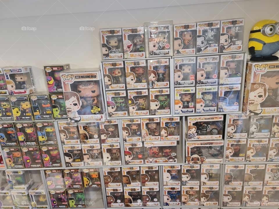 Pop! vinyl Funko Walking dead amazing 2021 current whole collection signed