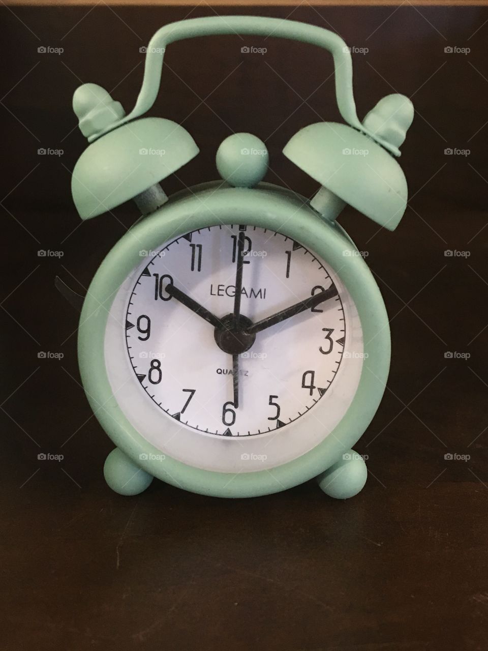 Miniature vintage alarm clock