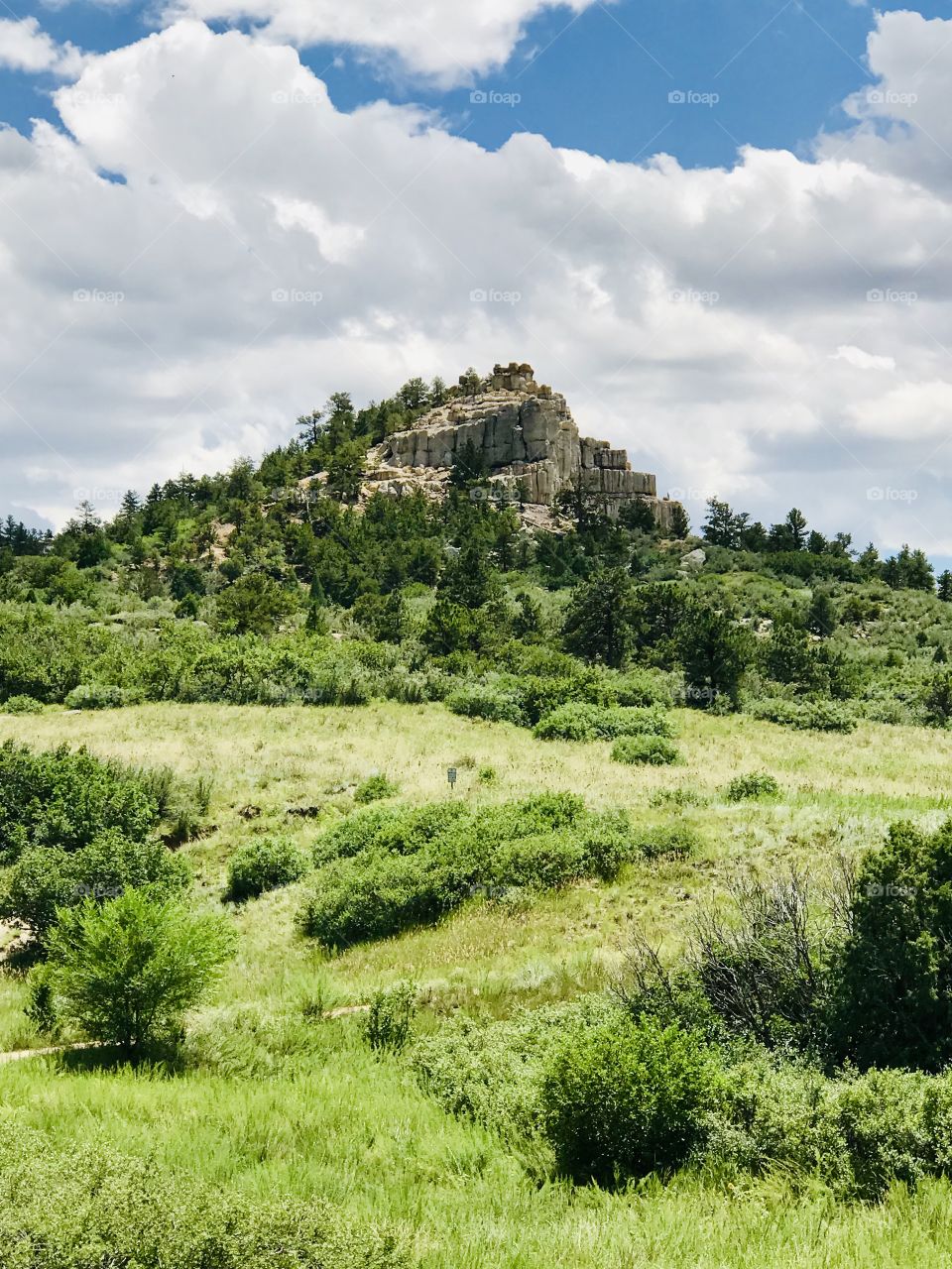 Pulpit Rock open preserve in Colorado Springs on a beautiful Summer afternoon. It’s a great place for a hike or bike ride.