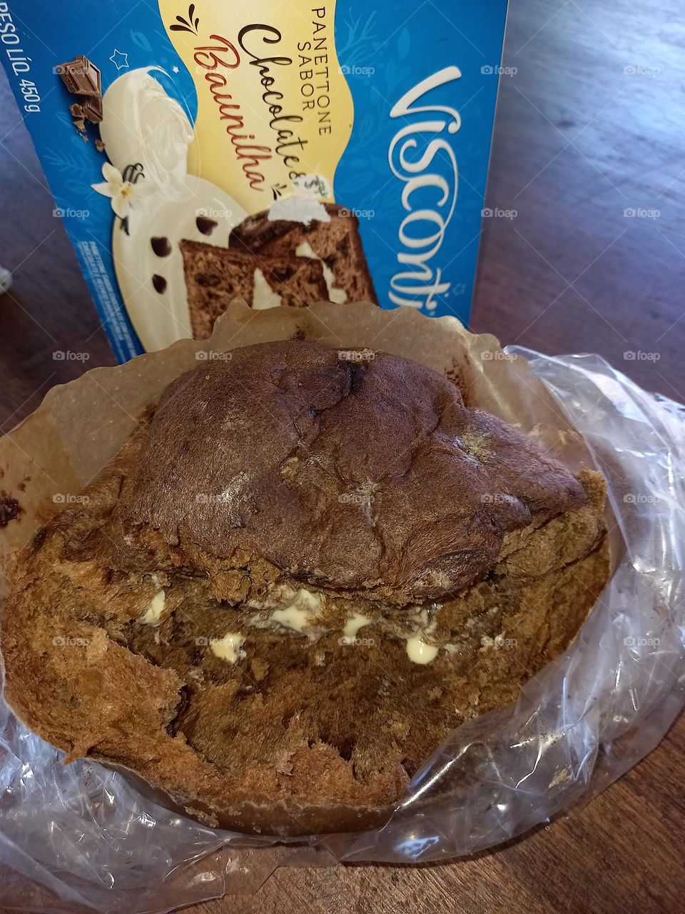 Tivemos panettone no Natal.