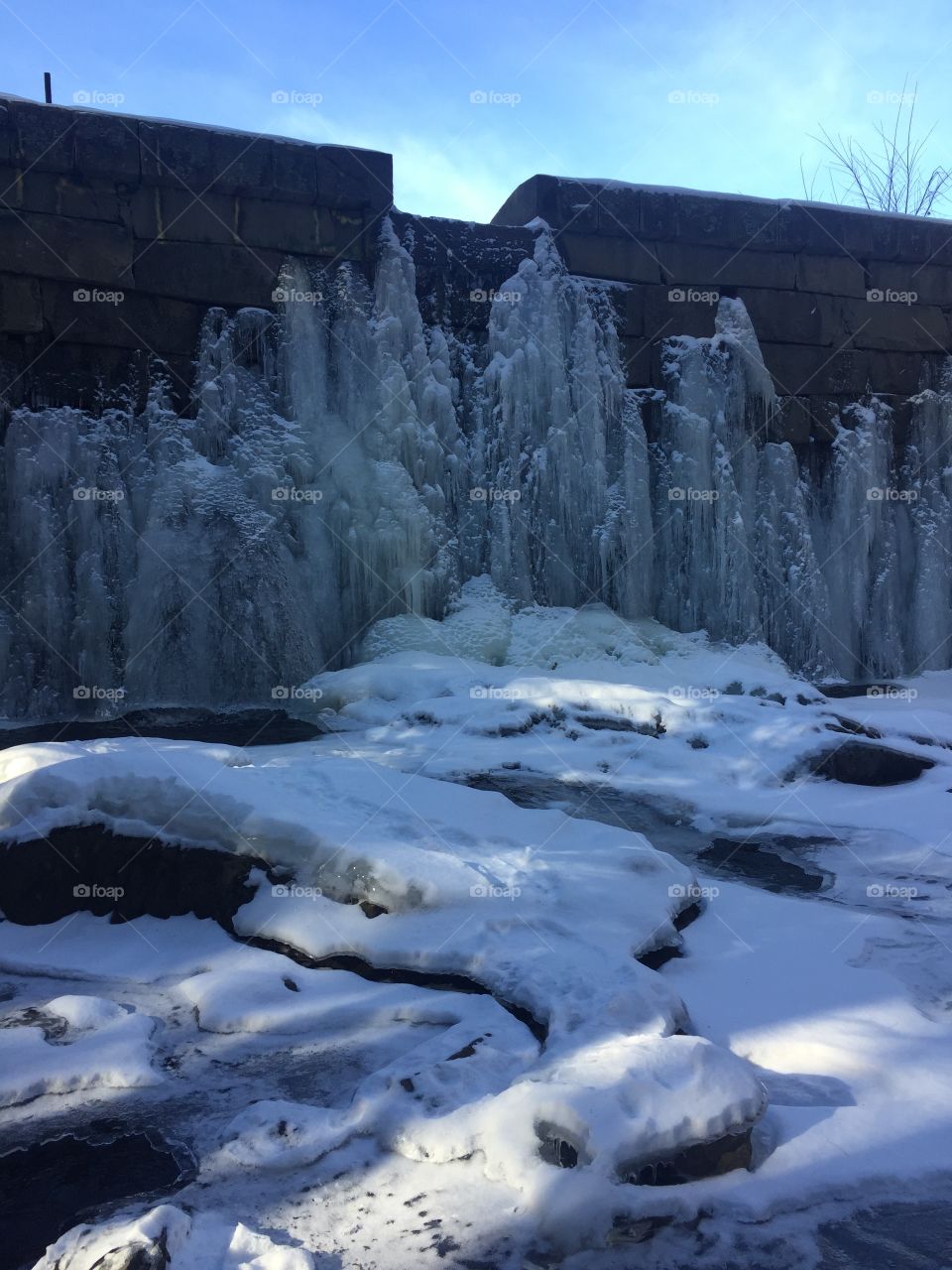 Icey waterfall