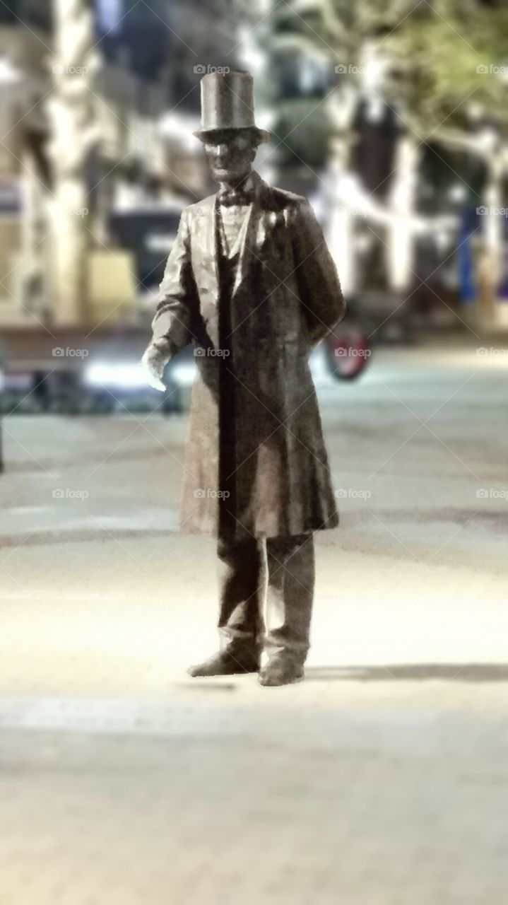 Abe Lincoln at National Harbor