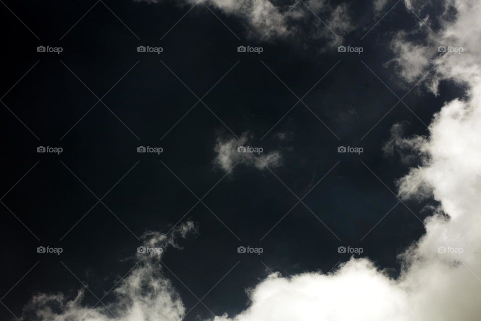 Dramatic dark winter sky with clouds trippy psychedelic minimalist keep dreaming high time hustling