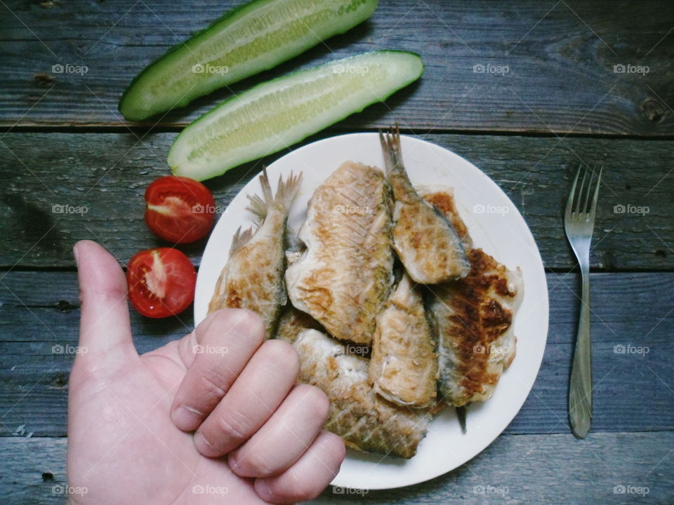 Fried fish