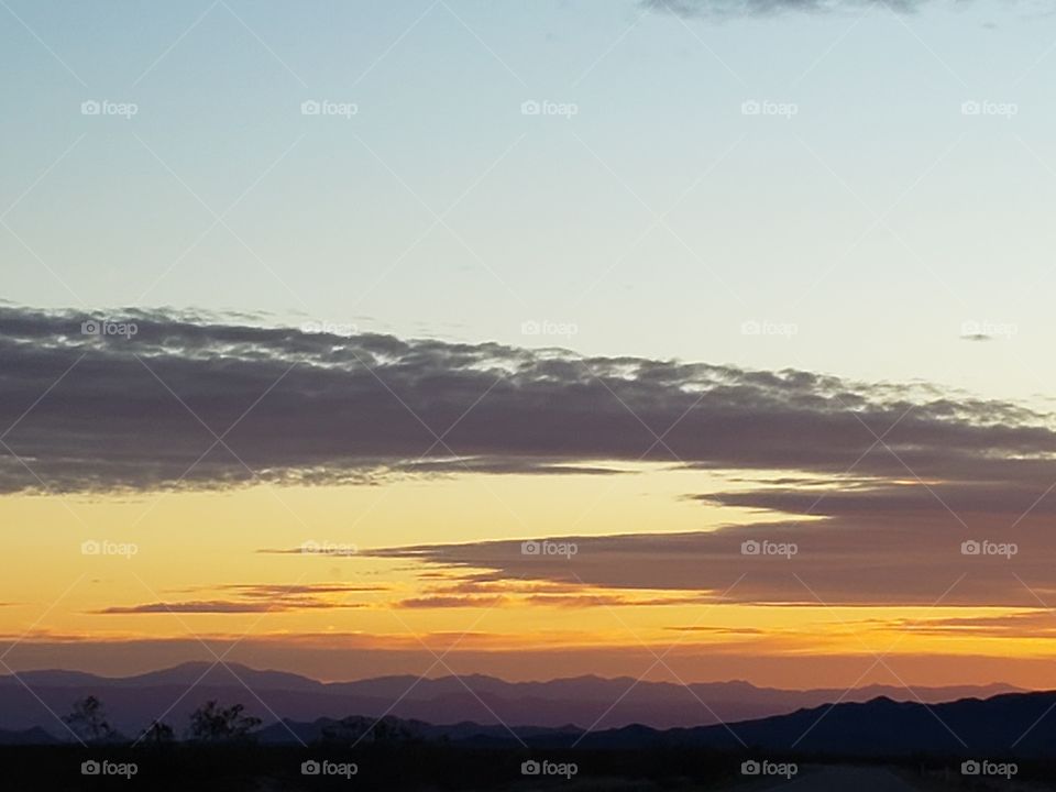 purple mountain range