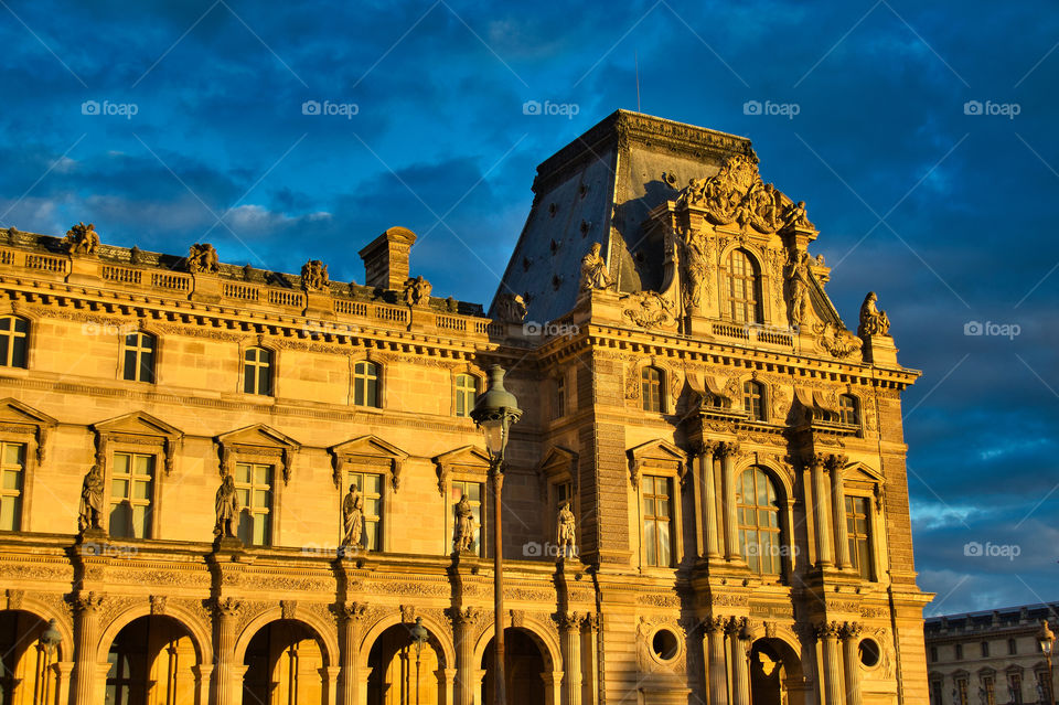 the Louvre in paris france