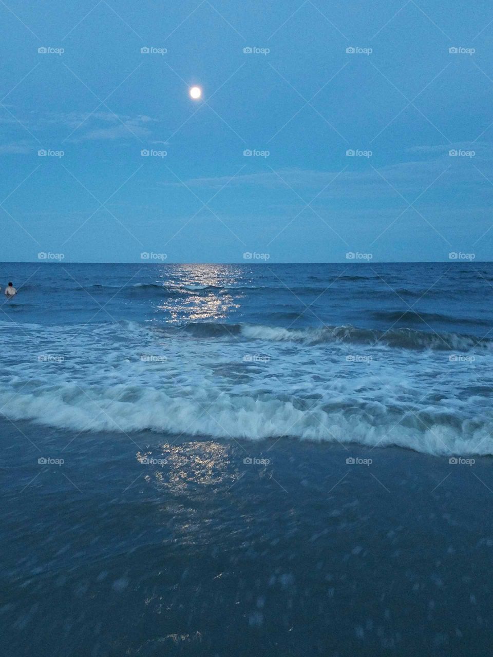 Beach moonlight
