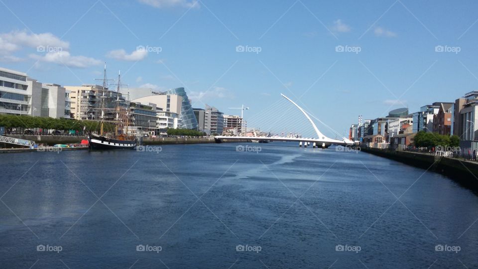Dublin. River in Dublin