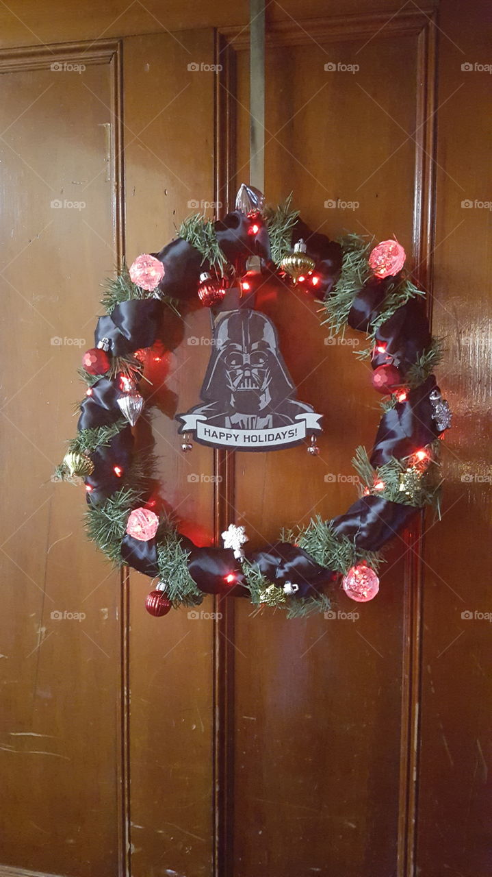 Vader Wreath