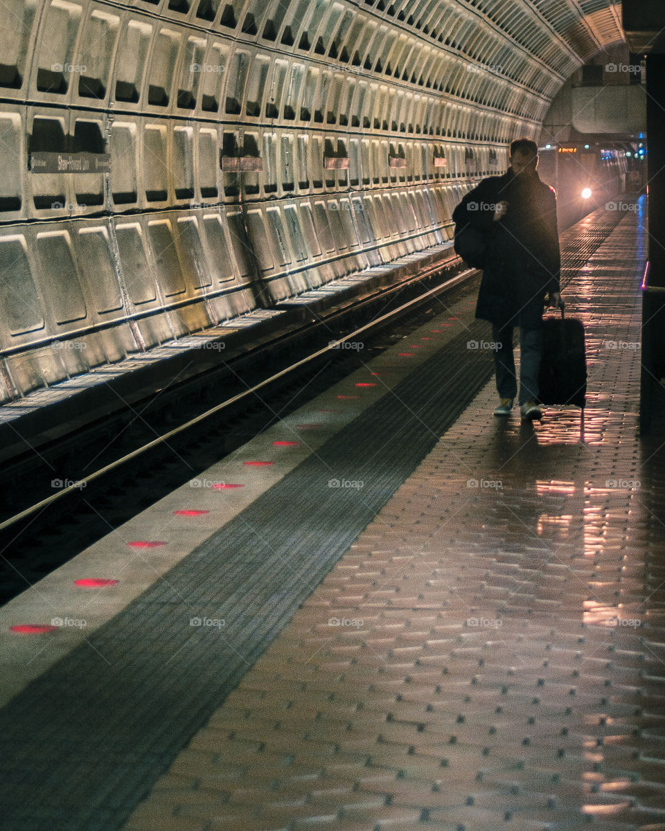 Subway System, Blur, Transportation System, City, Train