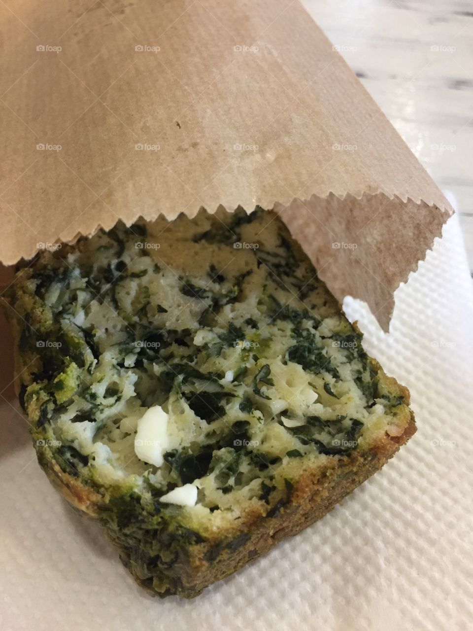 Spinach cake 