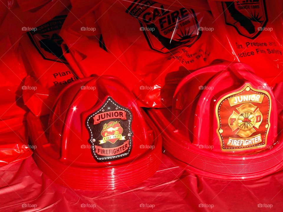 Kids fire hats