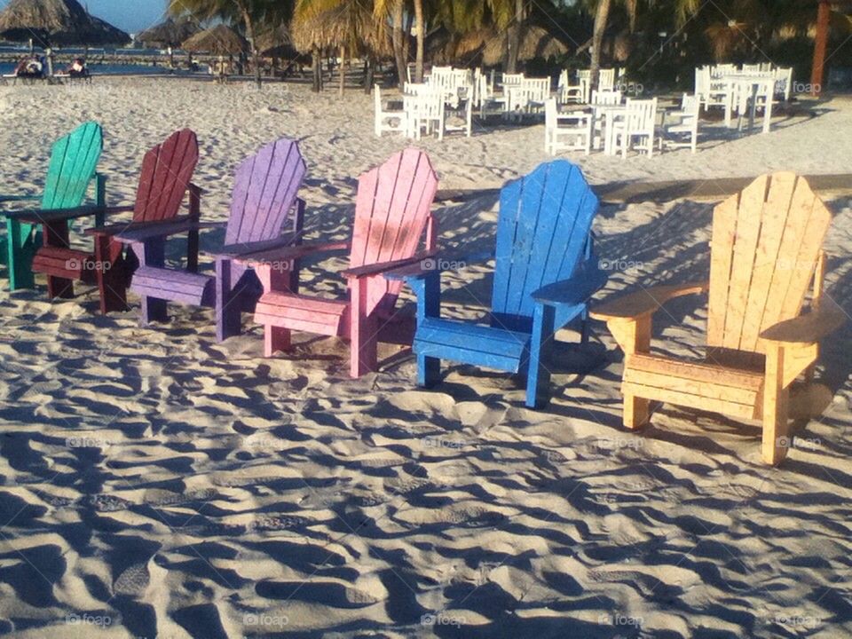 Beach chairs