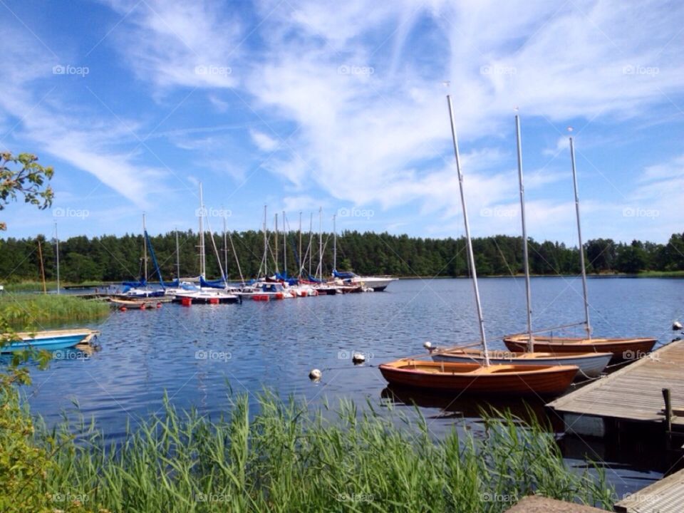 Sailing boats