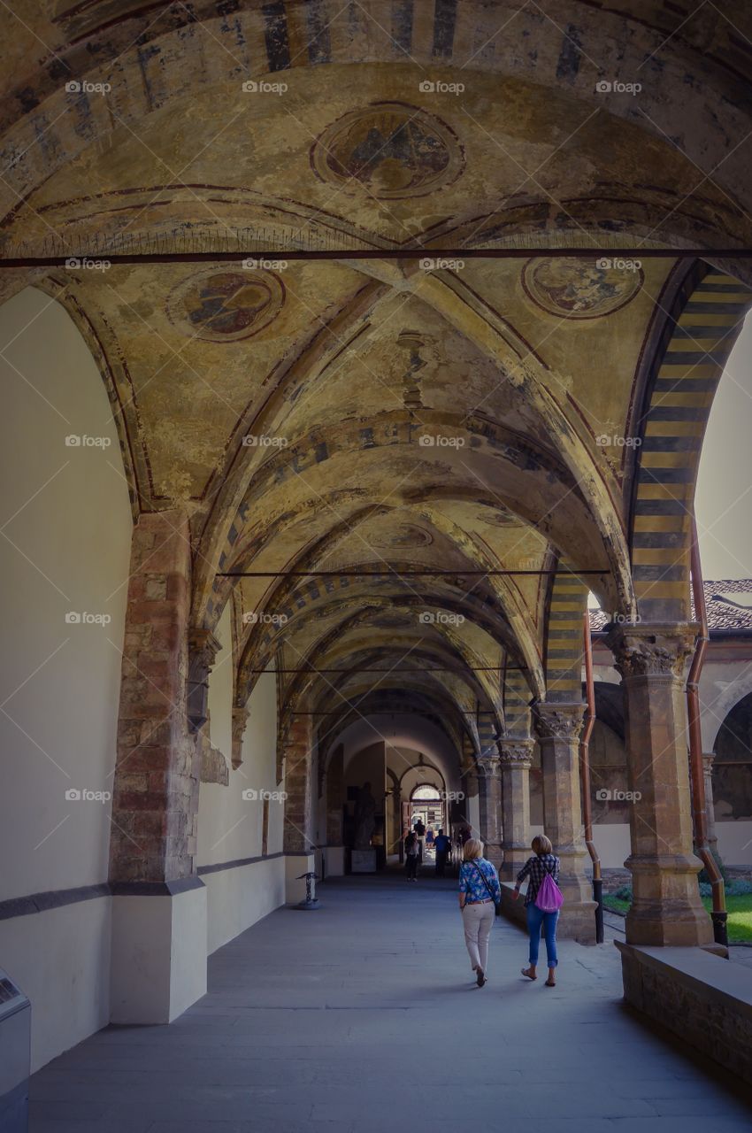 Claustro del Convento de Santa Maria Novella (Florence - Italy)