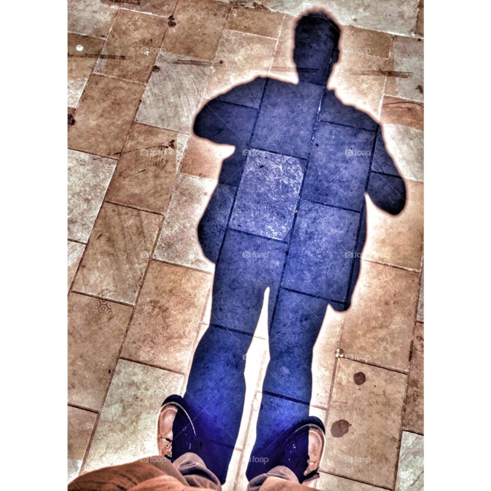 Shadow selfie . Shadow selfie 