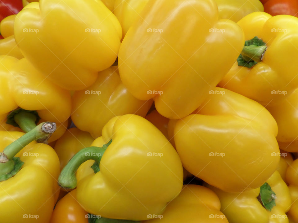 Bright Yellow Bell Pepper